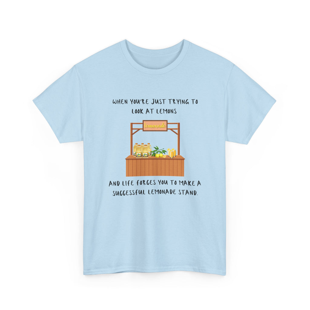 Lemonade stand humor t shirt successful business life tee shirt lemon shirt