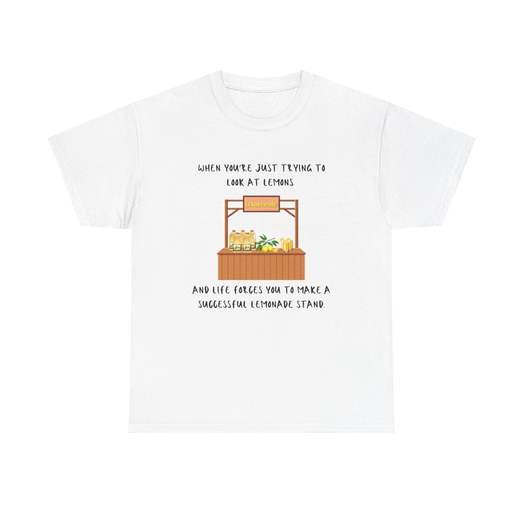Lemonade stand humor t shirt successful business life tee shirt lemon shirt