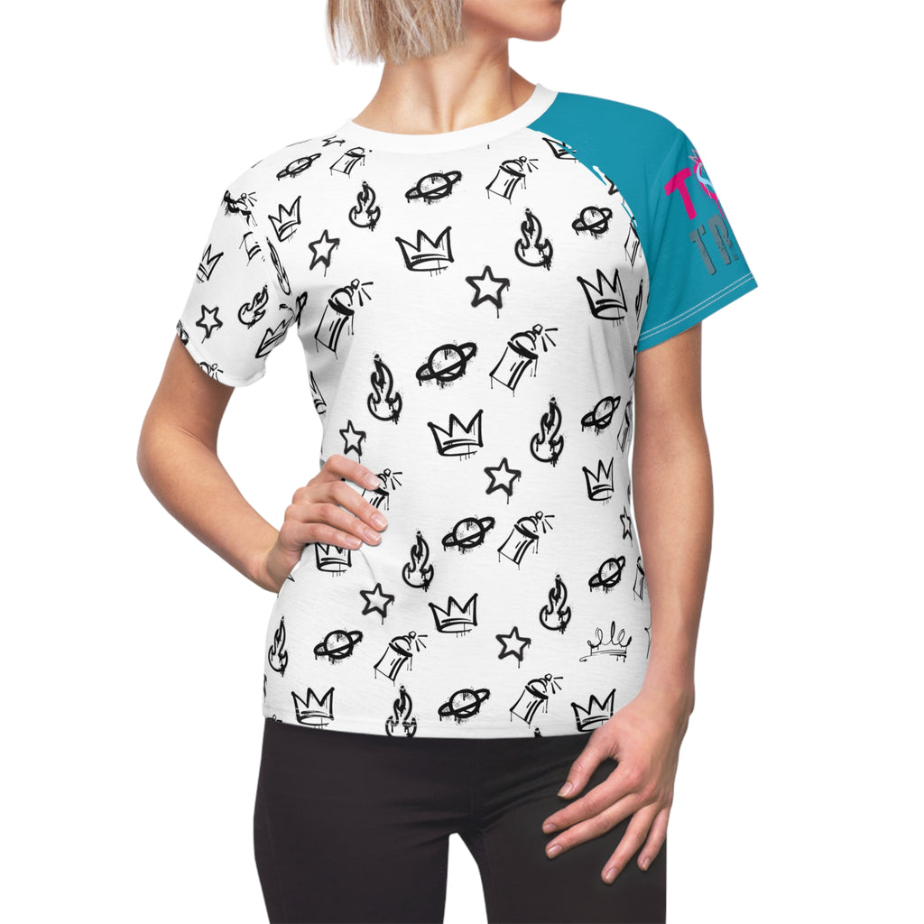 Torn Trends' "Graffiti Girl" Street Beats Collection Tear-It Tee