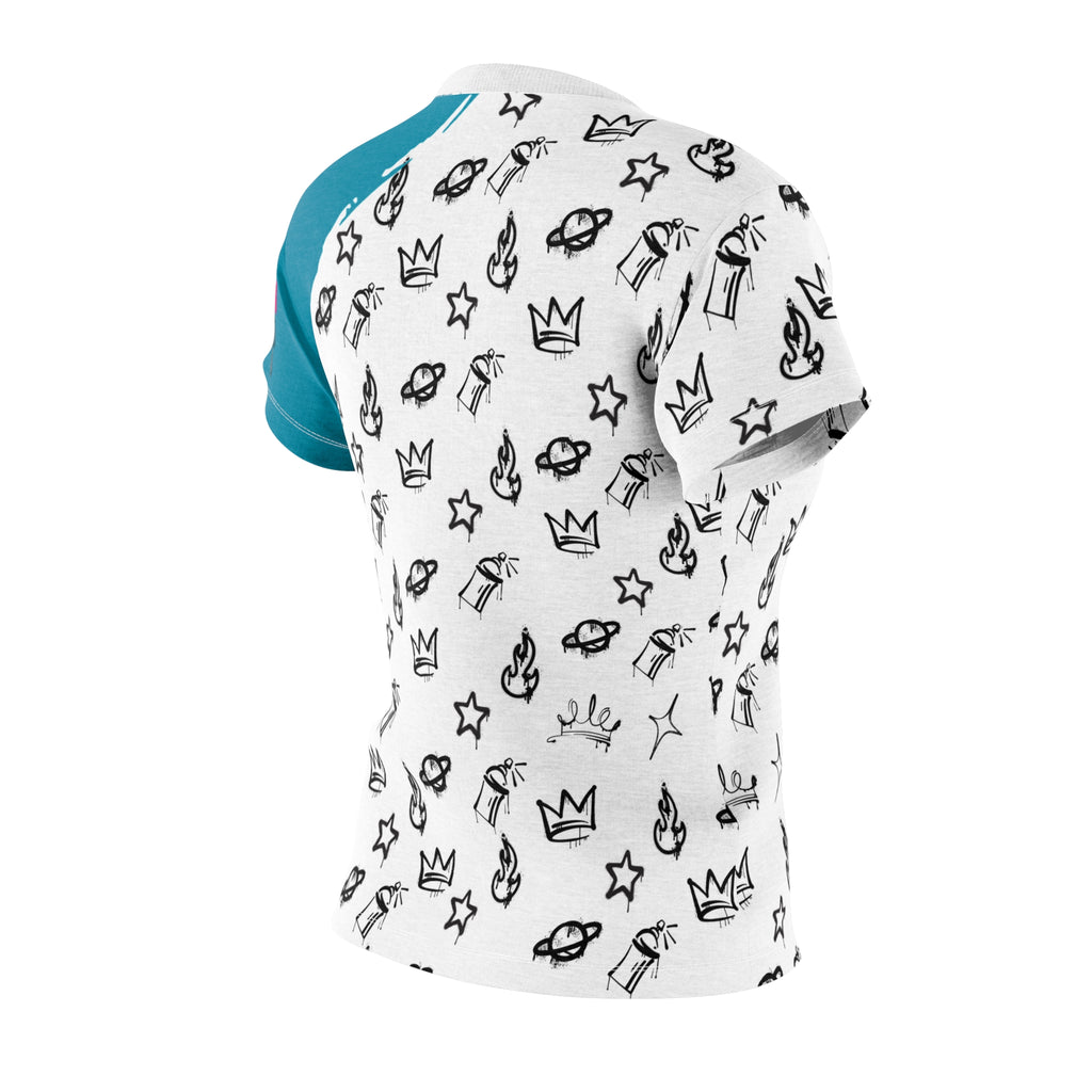 Torn Trends' "Graffiti Girl" Street Beats Collection Tear-It Tee