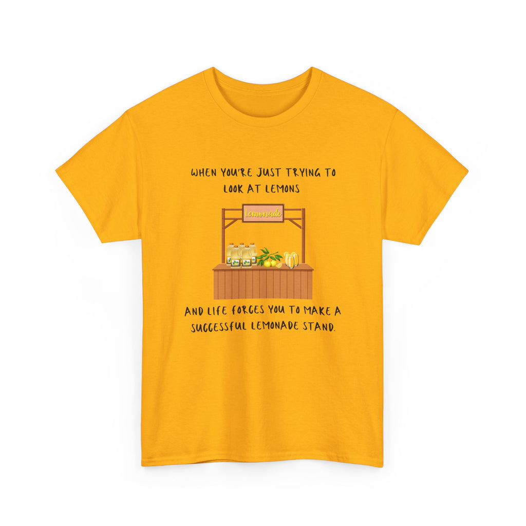 Lemonade stand humor t shirt successful business life tee shirt lemon shirt