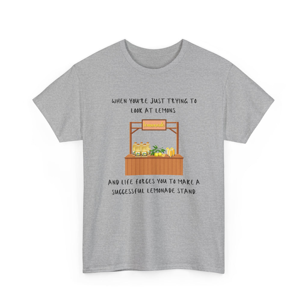 Lemonade stand humor t shirt successful business life tee shirt lemon shirt