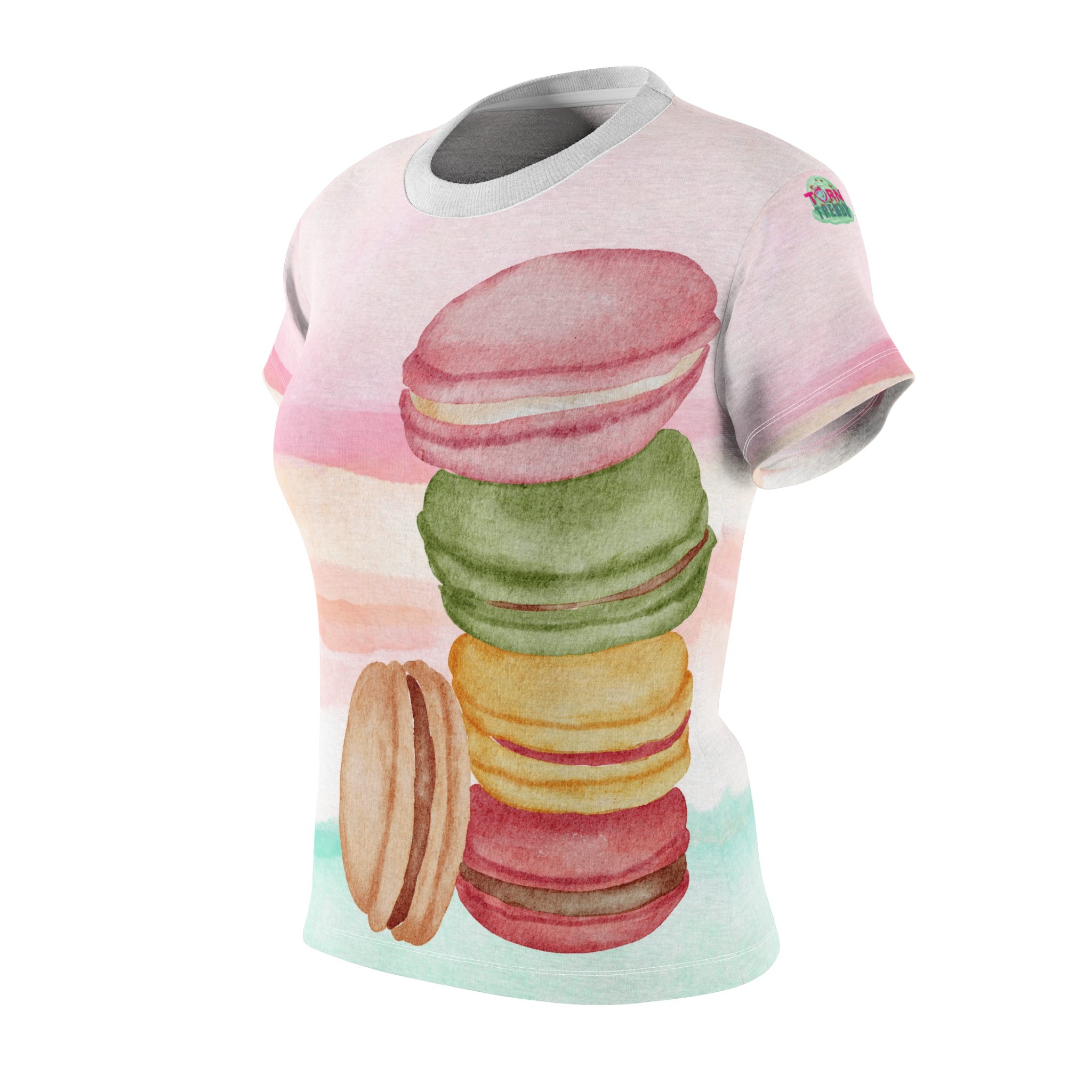 Torn Trends' "Marbled Macarons" Sweet Treat Collection Tear-It Tee