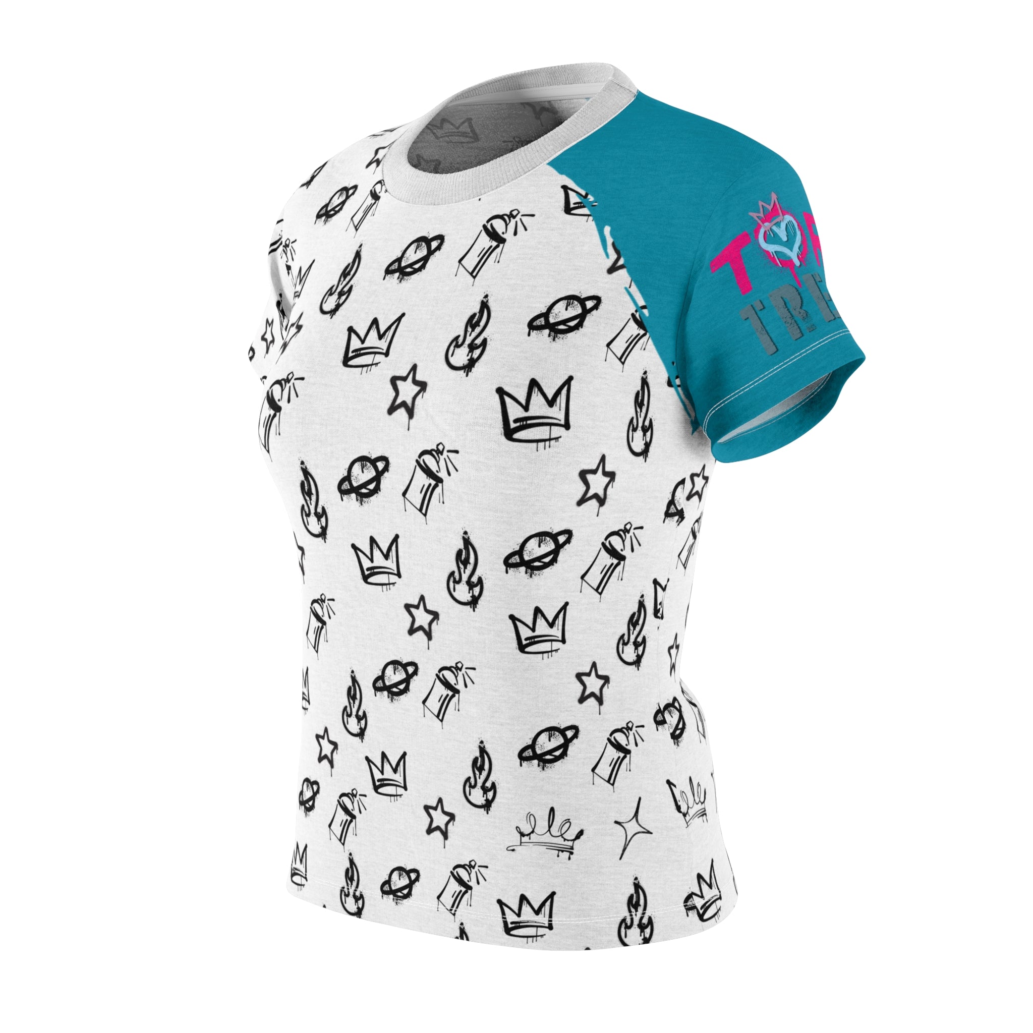 Torn Trends' "Graffiti Girl" Street Beats Collection Tear-It Tee