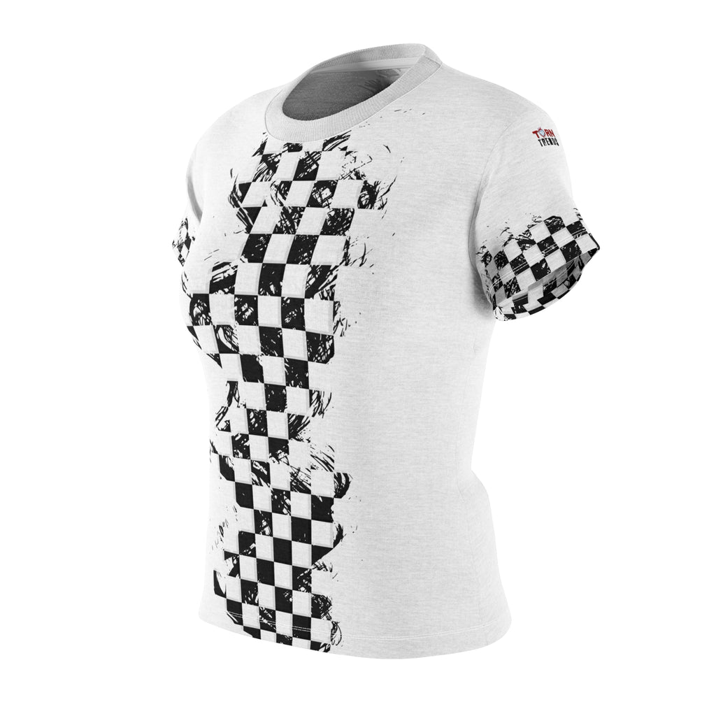 Torn Trends' "Checkered Flag" Street Beats Collection Tear-It Tee