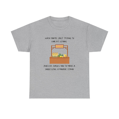 Lemonade stand humor t shirt successful business life tee shirt lemon shirt