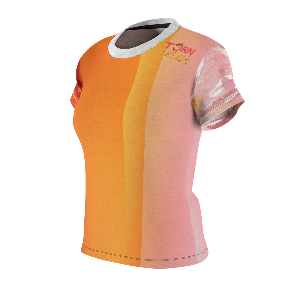 Torn Trends "Sunset" Sunny Summer Tear-It Tee